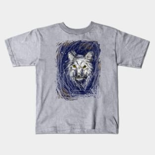 Arctic wolf Kids T-Shirt